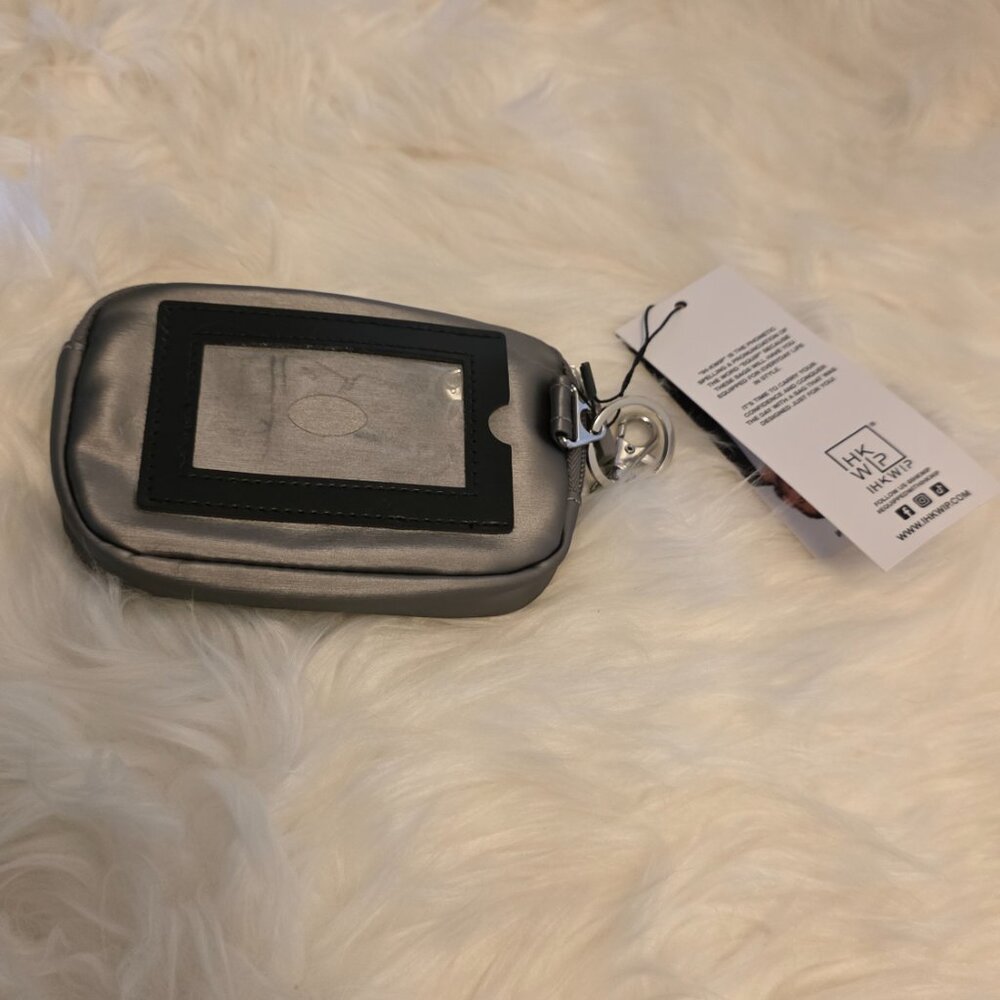 IHKWIP Day to Day RFID Wallet Wristlet Bag Met Stone Grey - Picture 6 of 11